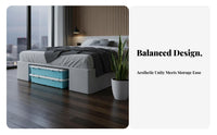 Wheeled Under-Bed Box Low-Profile Design Wheeled Underbed Box with Wheels