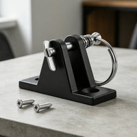 Bimini Top Hinge Easy to Install Nylon Deck Hinge Mount Quick Release Canopy Mount for Dinghy, Canoe, Kayak