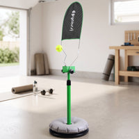 Stable Tennis Swing Practice Aid with Adjustable Pole Portable Tennis Training Device with Weighted Base Non-Slip Practice Kit Anti-Skid for Backyard