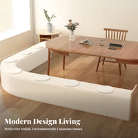 Foldable Design Accordion Paper Bench Space-Saving Accordion Paper Stool Multi-Functional foldable Seating No Assembly Required for Small Apartment Dwellers, Event Planners, Office Managers, Living Room, Entryway, Entrance Hall, Parties