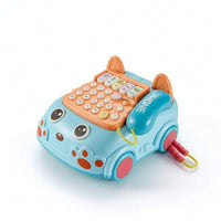 Playful Toy Phone Car Educational Learning Phone Sensory Baby Telephone Toy Colorful for Playroom, Classroom