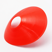 Soccer Marker Cones, 20pcs, Flat Markers, Thick, Flexible, With Storage Bag, Training Cones
