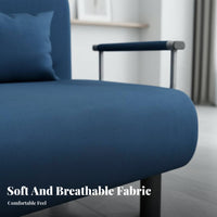 Foldable Design Single Fold-unfold Bed Space-Saving Sleeper Sofa Multi-Functional transformable Seating sturdy Construction for Apartment Dwellers, Homeowners, Office Workers, Small Spaces, Living Room, Bedroom
