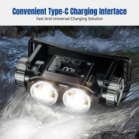 Headlamp, ultra-bright rechargeable LED, long battery life, fishing, outdoor, high lumen