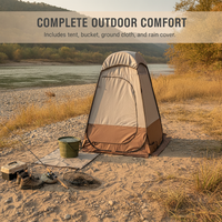 Portable Outdoor Shower Tent Changing Room Privacy Shelter for Camping Fishing