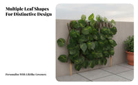 Expandable Faux Ivy Fence Realistic Look Expandable Faux Ivy Trellis Easy Installation Retractable Artificial Leaf Fence for Renters, Balcony, Events