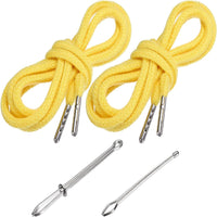 2 Pieces Replacement Drawstring with Easy Threader Strong Fastener Reinforced