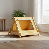 Dog Tent Bed Elevated Raised Pet Tent Indoor Outdoor for Young Dogs