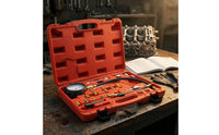 Petrol Pressure Test Kit Molded Storage Case Petrol Pressure Tester Metal Adapters