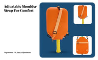 Pickleball Paddle Bag Wear-Resistant Neoprene Paddle Sleeve Pickleball Racket Cover Adjustable Strap Long-Lasting for Travel