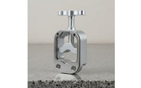 Clamp Type Carbon Fork Cutting Guide Adjustable Bike Fork Tube Guide Precise Cuts Bike Tube Cutter Steel Construction for Workshop, Garage