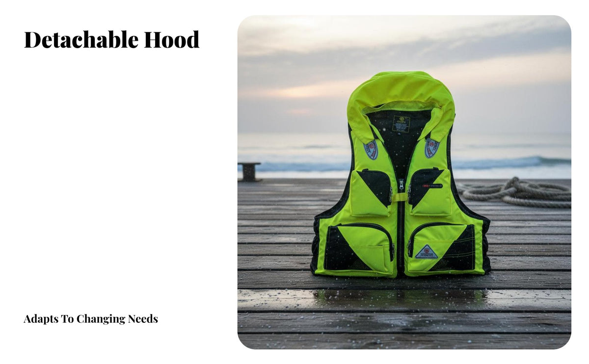 Adjustable Straps Life Jacket Multifunctional Fishing Life Vest Lightweight Adult Swim Vest Water-Resistant Material for Fishermen, Anglers, Adults, Swimming, Surfing, Boating, Kayaking