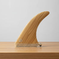 8 Inch Central Fin Fiberglass Construction Single Surfboard Fin for Surfers, Paddleboarders