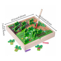 Carrot Harvesting Game Educational Farm Memory Challenge Game Improves Word Recognition Learning Toy for Preschoolers, Children 3++