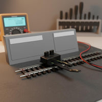 Electric Power Feed Box Easy Install Track Power Box Beginner Friendly HO Scale Track Connector No Soldering Required