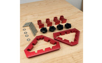 2 Pieces Right Angles Positioning Square Anodized Right Angles Clamp Heavy Duty Corner Clamp for Carpenters, Workshop