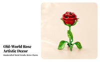 Sculptural Rose-Shaped Incense Burner Decorative Rose Incense Burner Tabletop