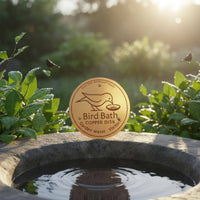 Bird Bath Purification Disk Year-Round Birdbath Copper Disc Universal Fit