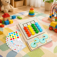 Wooden Puzzle for Kids Ages 4 to 6, Preschool Educational Material, Educational Game for Dexterity