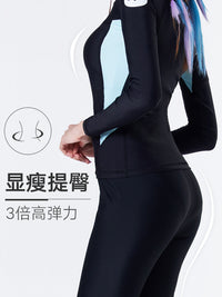 AquaPlay安泊来分体泳衣女长袖长裤潜水服湿衣防晒速干潜水水母衣