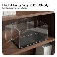 Clear Acrylic Display Box High Clarity Acrylic Display Box Clear Figure Case Long-Lasting Particles Proof Model Container Sturdy