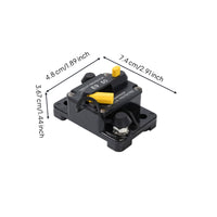 Manual Circuit Protector 50A Circuit Protector with Reset Lever Resettable for Automotive Wiring