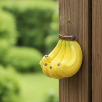 Banana Bird Feeder Outdoor Bird Feeder with Hanging Hole Playful Garden Decoration for Patio