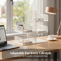 Multi-Tier Countertop shelf spaceSaving 3-Tier Standing Organizer for households