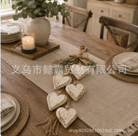 跨境新品Hanging heart-shaped wall decoration悬挂式心形墙饰