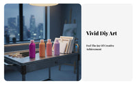 DIY Fluid Figure Kit Design Your Own Fluid Art Figure Kit Multicolor Easy to Use for Beginners, Festive Get-Together