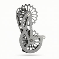 Rear Derailleur Cage Assembly Lightweight Derailleur Cage with Pulley Wheels Open-Frame Component for Drivetrain Upgrade