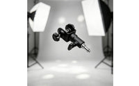 Clamping Device with Threaded Connector Matte Dark Clamp with Mounting Column Camera Mount for Videographers