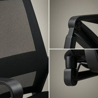 Mesh Chair with Headrest Ergonomic Mesh Office Chair Breathable for Telecommuters, Professionals, Study, Meeting Room