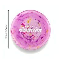 Translucent 175g Flying Disc Marbled Flying Disc with Logo High Performance Flying Disc Easy-to-Throw for Outdoor Play, Park Games