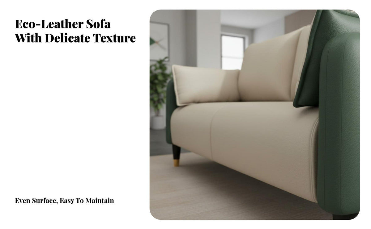 Modern Design Loveseat Space-Saving Sofa Easy Assembly Couch Sturdy Frame for Apartment Dwellers, Small Homeowners, Business Owners, Bedroom, Retail Storage, Office