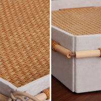 Pet Bed with Woven Mat Hexagonal Elevated Pet Bed Breathable for , Kittens, Indoor