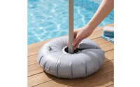 Umbrella Base Weight with U-Form Water Bag-Form Base Weight Water Bag Weighted Counterweight for Homeowners, Patio, Garden, Backyard