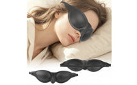 3D Eye Mask Contoured Silicone Eye Mask Light Blocking for Travel