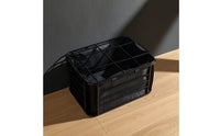 Zippered Cycle Rear Basket with Lid Rigid Rear Bike Basket Portable Versatile for Grocery Shopping