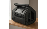 Textured Woven Textile Protect Speaker Cover Mesh Front Panel Speaker Dust Cover Black Audio Accessory Side Openings