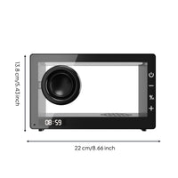 Touch Control Transparent Speaker Wireless Speaker with Rgb Light Portable Compact for Students, Teens, Desk, Bedroom, Dorm Room