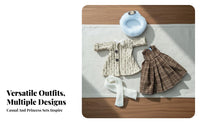 Doll Outfit Fashionable Clothes Set Realistic Doll Fashion for Dioramas