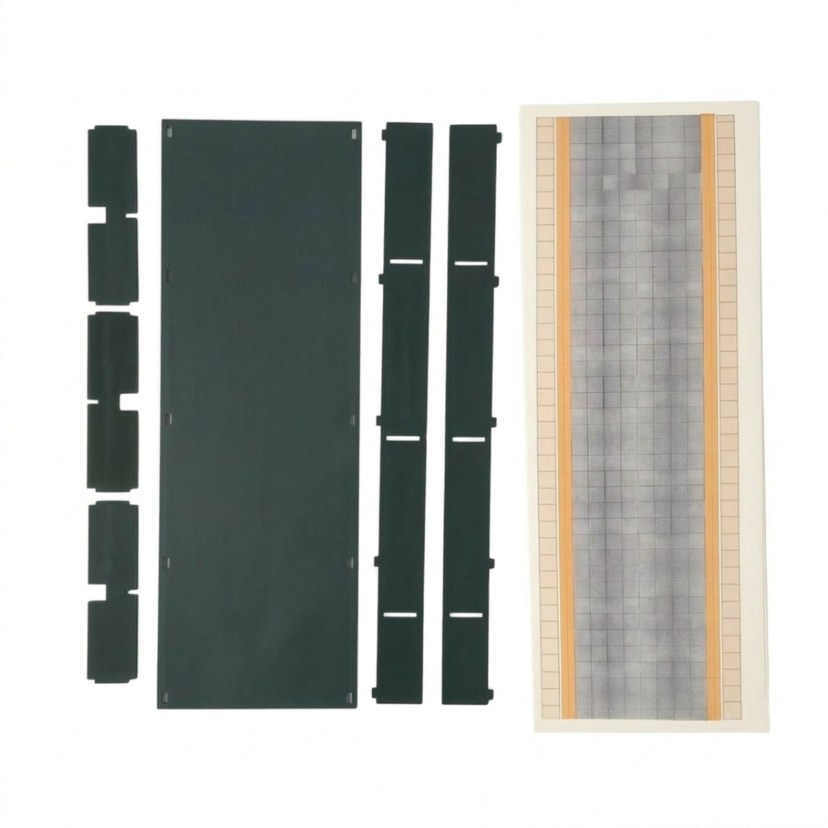 1:87 HO Scale Station Platform Plastic Station Platform Kit Gray Diorama Kit Realistic for Modelers