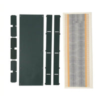 1:87 HO Scale Station Platform Plastic Station Platform Kit Gray Diorama Kit Realistic for Modelers