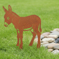 Outline Silhouette Garden Stake with Outline Whimsical Lawn Ornament for Lawns