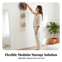 over Door Cap Holder Sturdy Construction No Drill Setup for Apartments