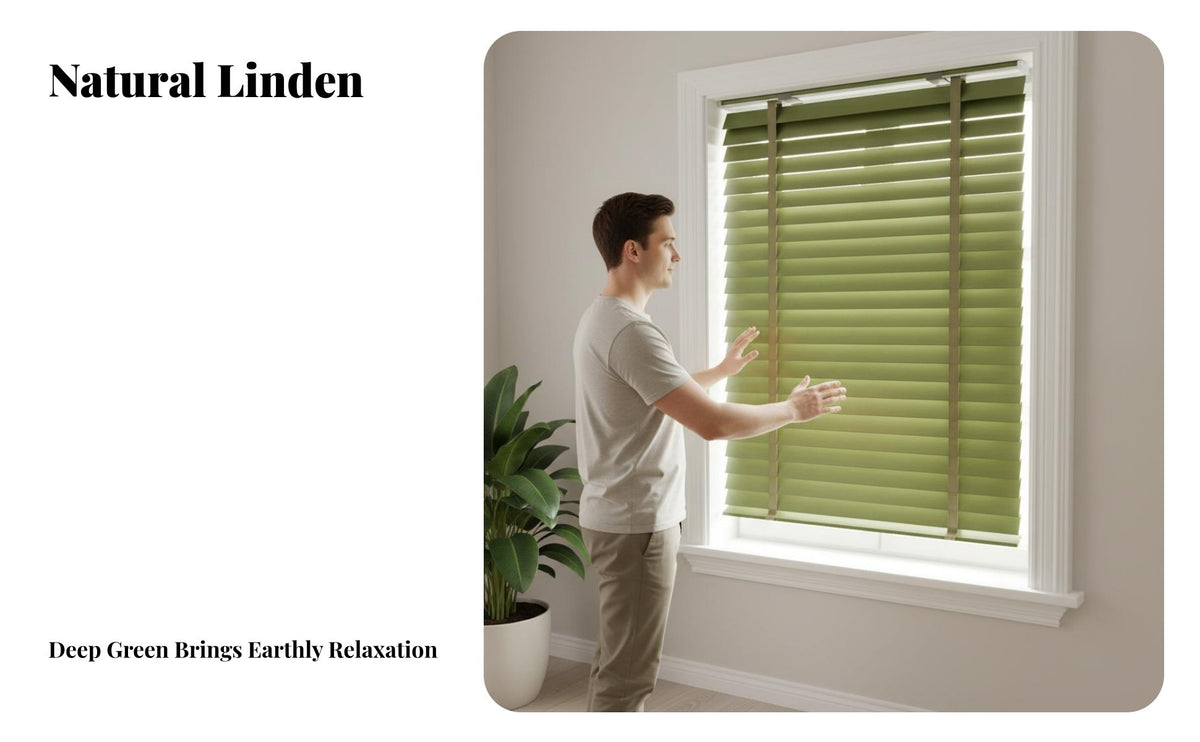 Basswood Slat Window Covering Blackout Wooden Horizontal Window Covering Sturdy Wood Window Covering S Room Darkening Wooden