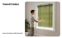 Basswood Slat Window Covering Blackout Wooden Horizontal Window Covering Sturdy Wood Window Covering S Room Darkening Wooden