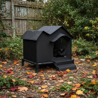Waterproof Feline House Easy to Clean Windproof Feline House for Outdoor, Garden