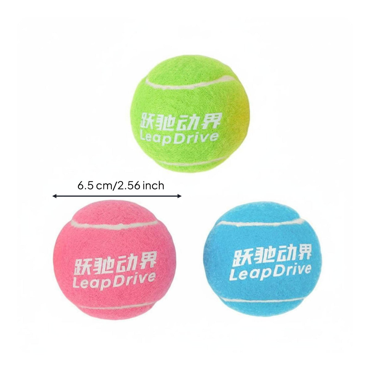 3 Pieces Wear-Resistant Padel Ball High Elasticity Tennis Ball for Beginners, Practice